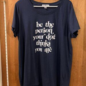 Size 3X - Sub_urban Riot - Dark Blue Short Sleeve Inspirational/Novelty T-Shirt
